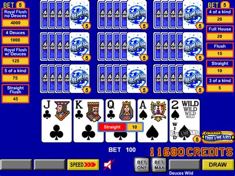 Draw Poker with Dream Card .